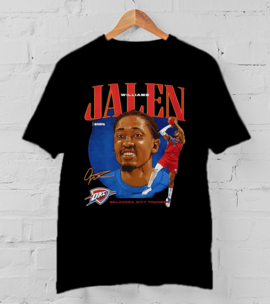 Jalen Williams Oklahoma City Thunder NBA OKC T-Shirt