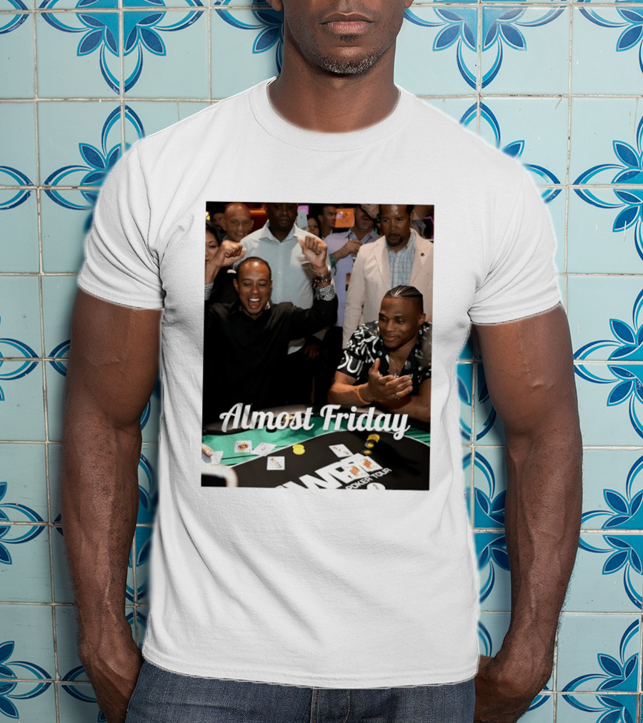 Tiger Woods World Poker Tour Almost Friday Celebration T-Shirt