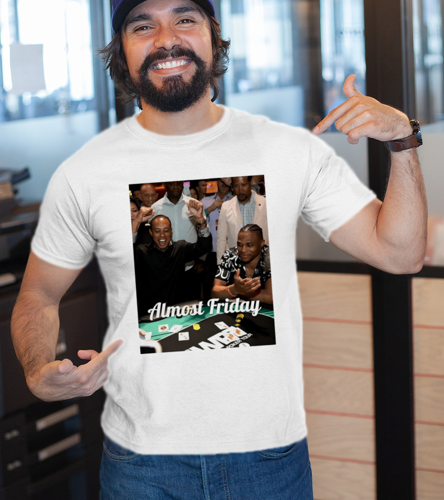Tiger Woods World Poker Tour Almost Friday Celebration T-Shirt