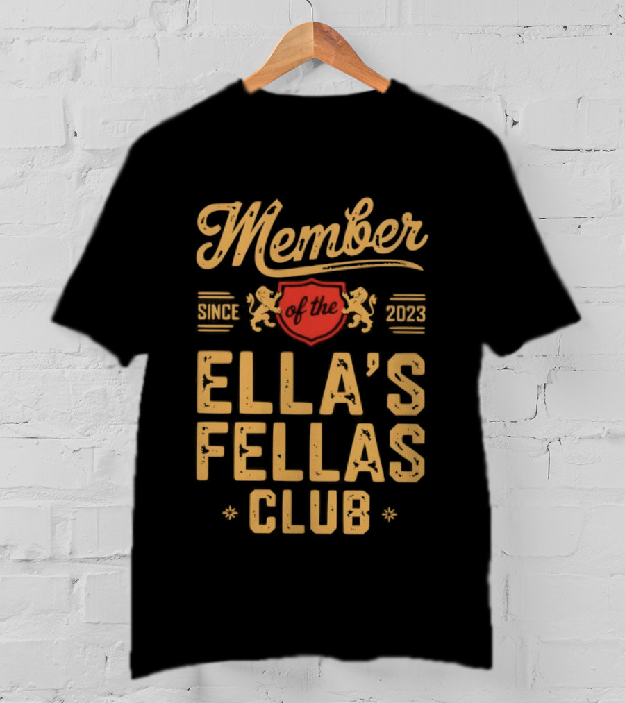 Member Ella's Fellas Club Red Crest Lions T-Shirt