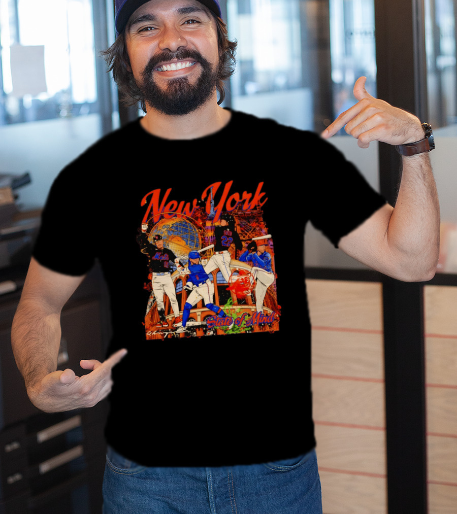 New York Mets Francisco Lindor Pete Alonso 16 12 State Of Mind T-Shirt