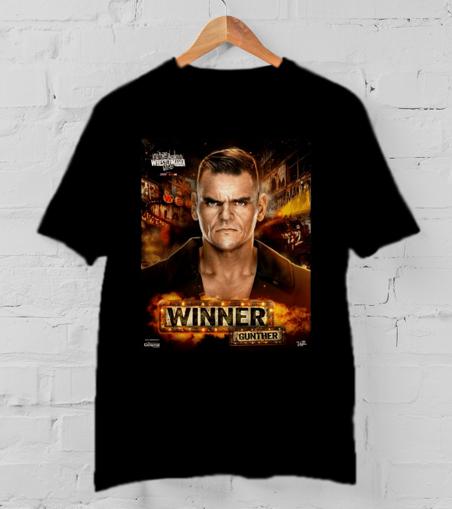 WWE WrestleMania 42 Winner Gunther Las Vegas 2026 T-Shirt