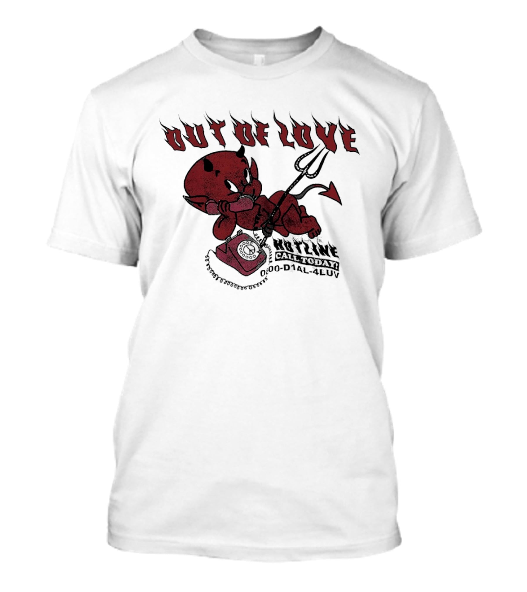 Out Of Love Hot Stuff The Little Devil Phone Comic T-Shirt