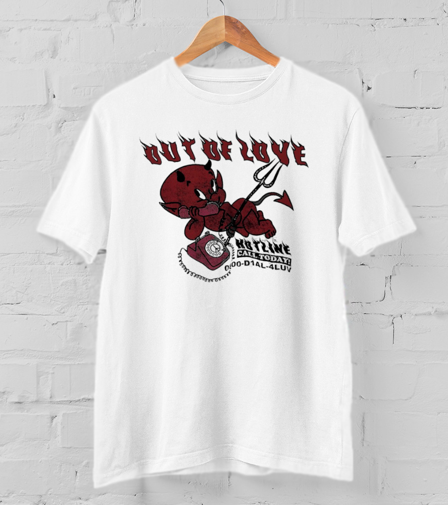 Out Of Love Hot Stuff The Little Devil Phone Comic T-Shirt