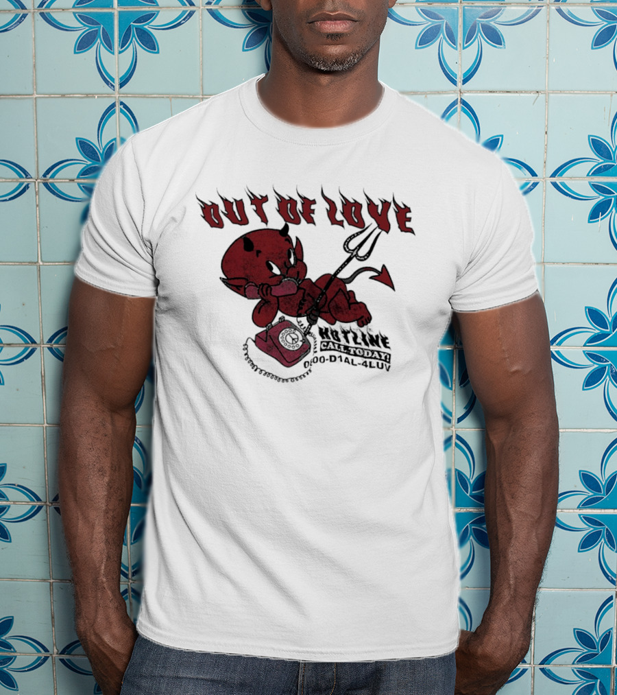 Out Of Love Hot Stuff The Little Devil Phone Comic T-Shirt