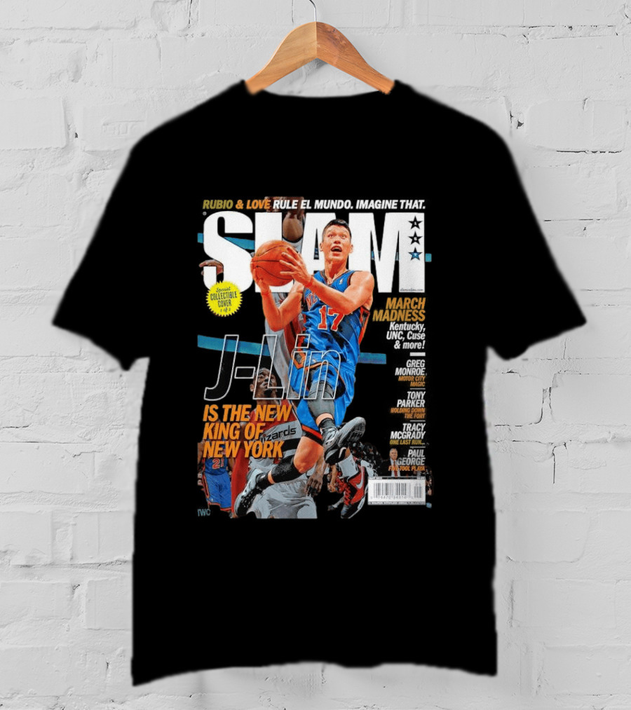 SLAM J Lin Is The New King Of New York Special Collectible Cover T-Shirt