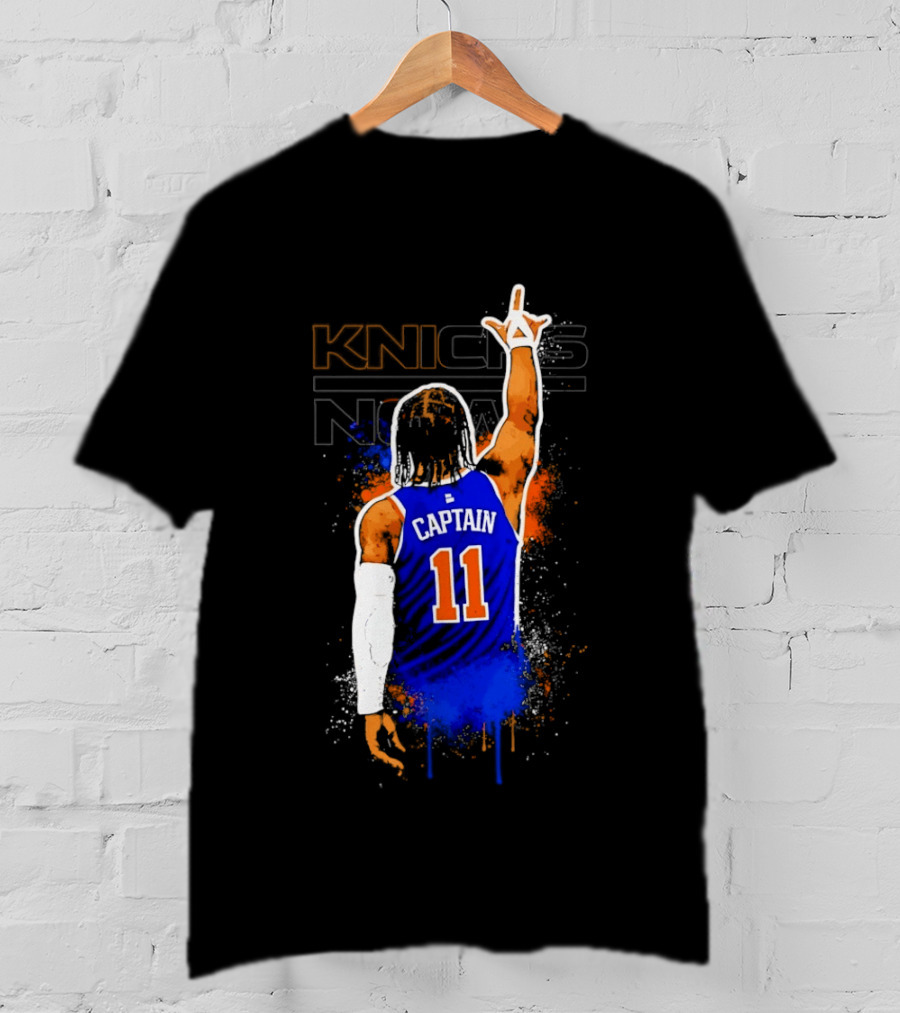 Knicks Captain Number 11 Jalen Brunson New York T-Shirt
