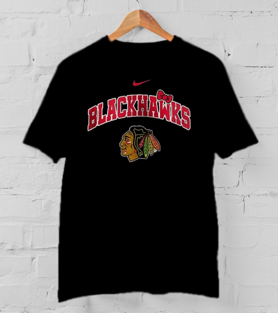 Nike Blackhawks Hello Kitty Collaboration T-Shirt