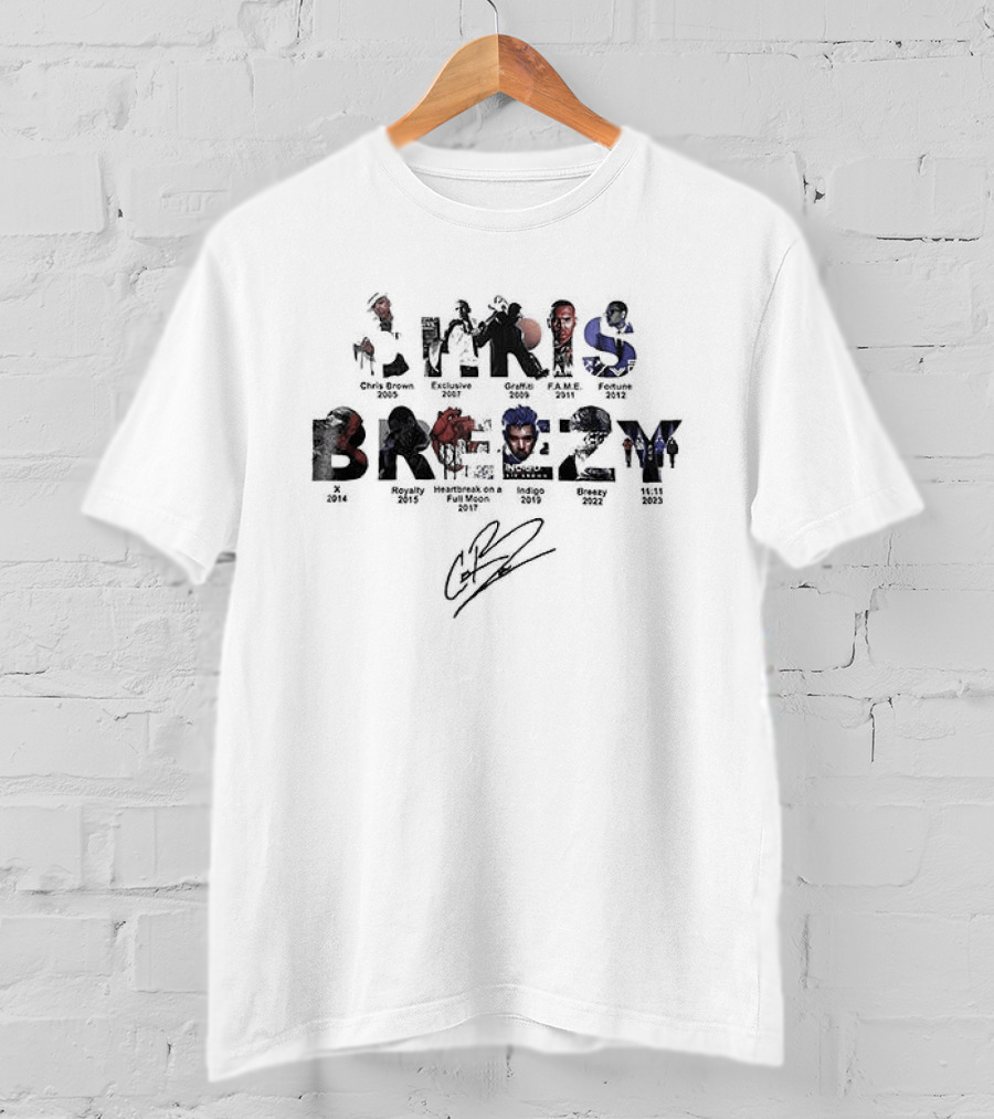 Chris Brown Breezy Tour Collection Signature T-Shirt