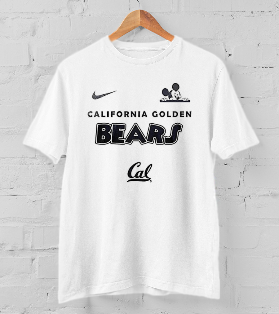 Nike California Golden Bears Mickey Mouse Cal T-Shirt