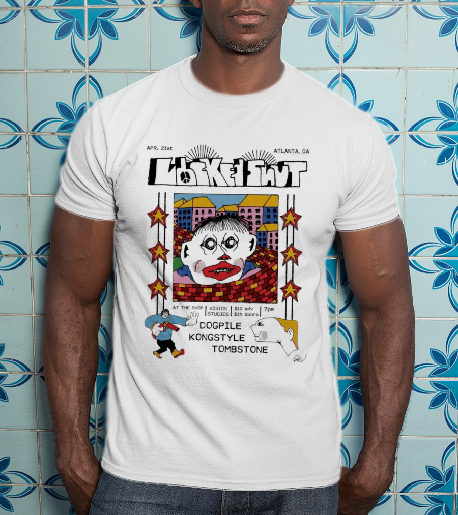 LOCKED SHUT Atlanta Apr 21 2026 DooPee Koncyste Tombstone Tour T-Shirt