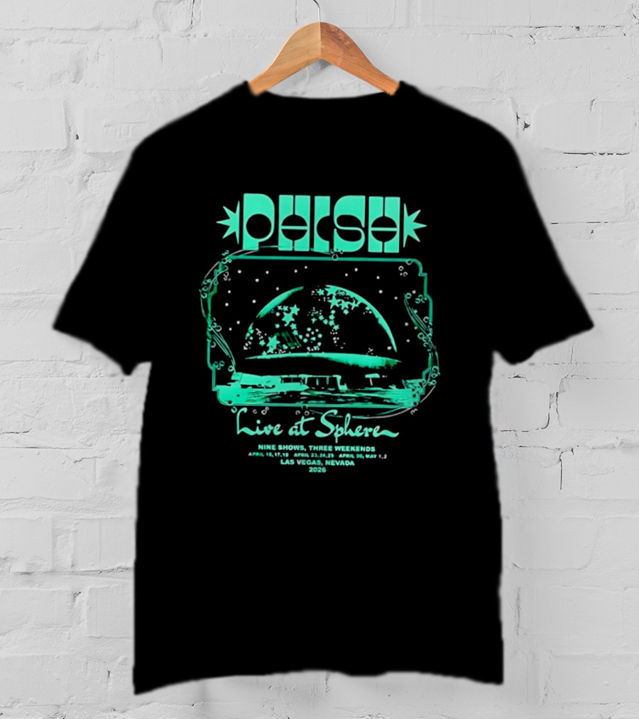 Phish Summer Tour 2026 Live At Sphere Las Vegas Special Edition T-Shirt