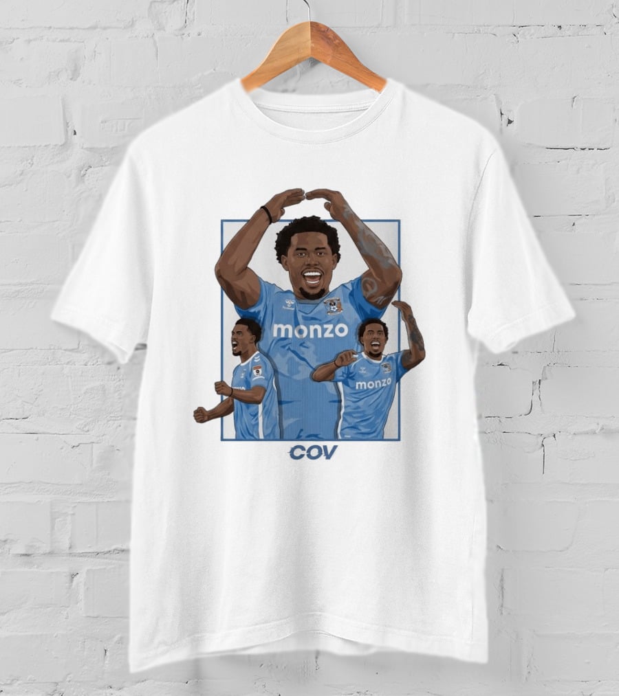 Milan Van Ewijk Coventry City FC Monzo We Are Back Premier League T-Shirt