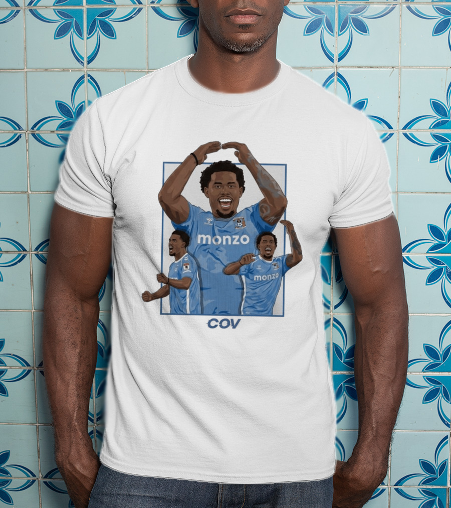 Milan Van Ewijk Coventry City FC Monzo We Are Back Premier League T-Shirt
