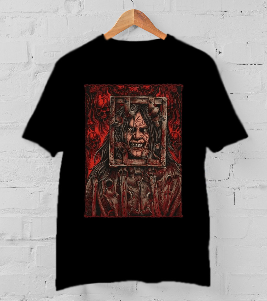 The Jackal Thir13en Ghosts 2001 Evil Soul Horror Movie Character Rugged T-Shirt
