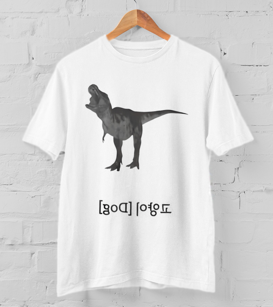Tarbosaurus Korea Dinosaur Silhouette Roaring Charm T-Shirt