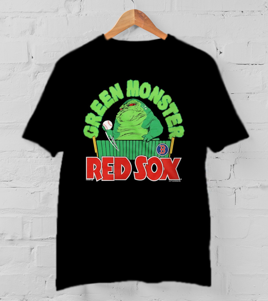 Boston Red Sox Green Monster Star Wars Hutt Baseball T-Shirt