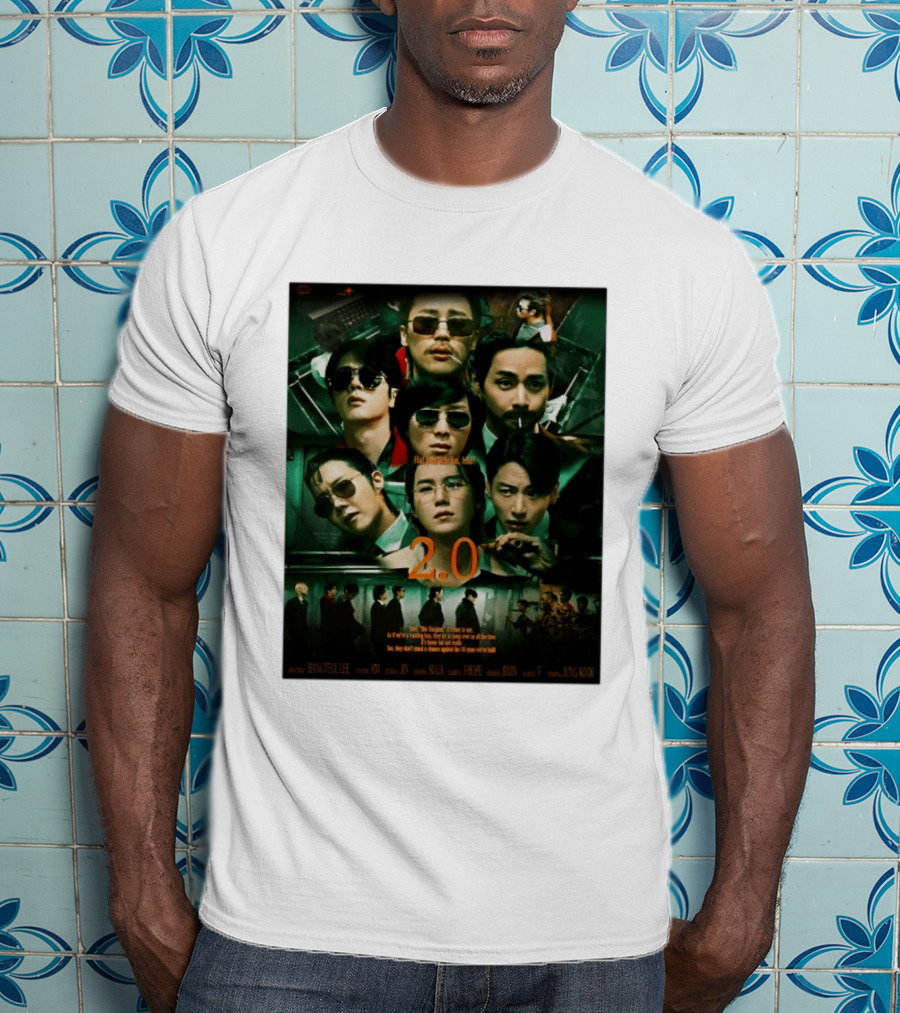 BTS 2.0 Arirang Tour 2026 Group RM Jin Suga J Hope Jimin V Jung Kook Hangseok Lee Jung Kook T-Shirt
