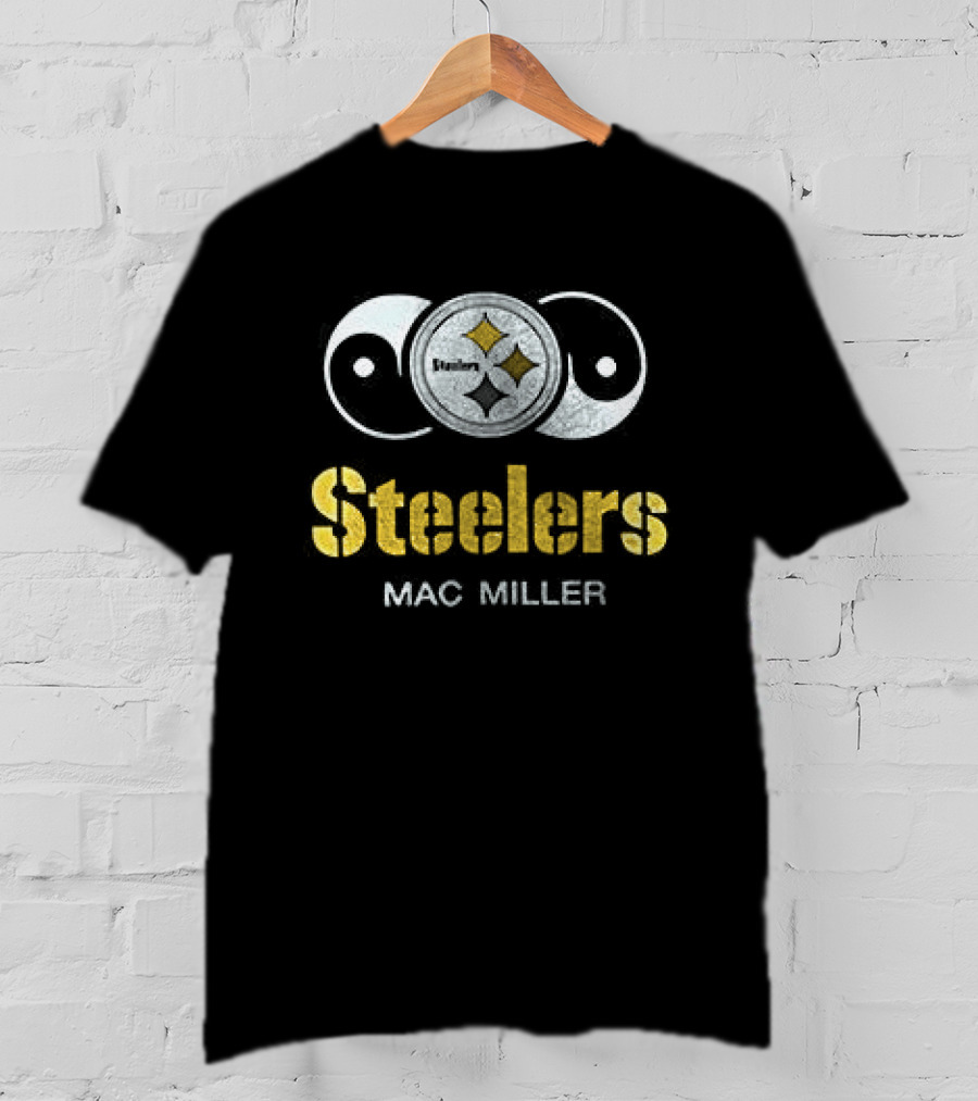 Steelers Mac Miller Mitchell And Ness Pittsburgh Collaboration T-Shirt