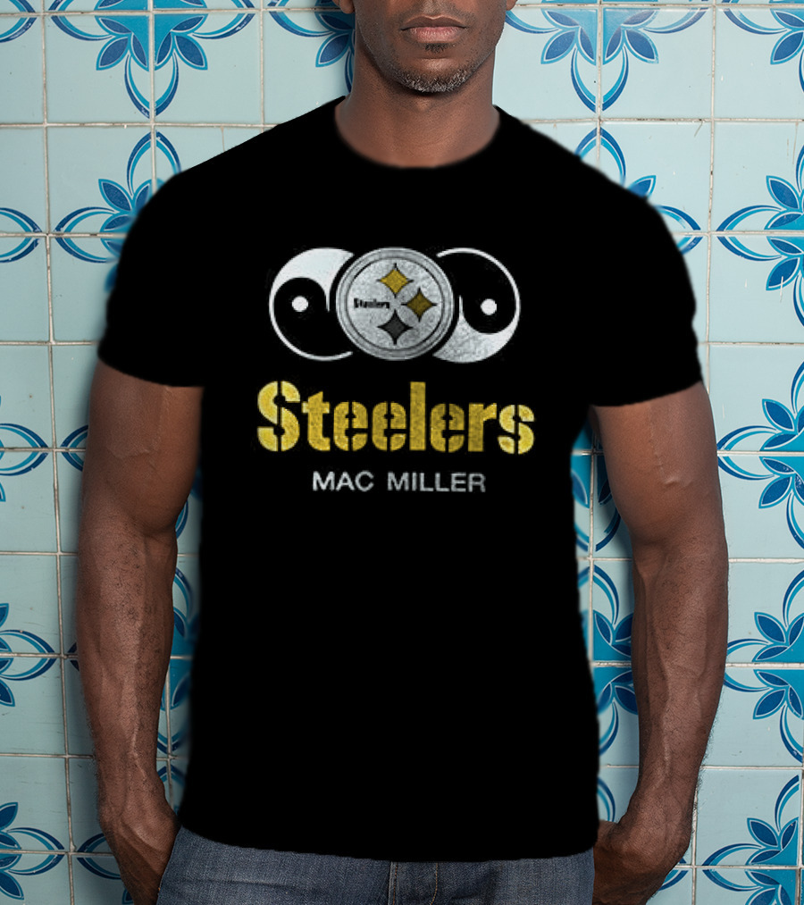 Steelers Mac Miller Mitchell And Ness Pittsburgh Collaboration T-Shirt