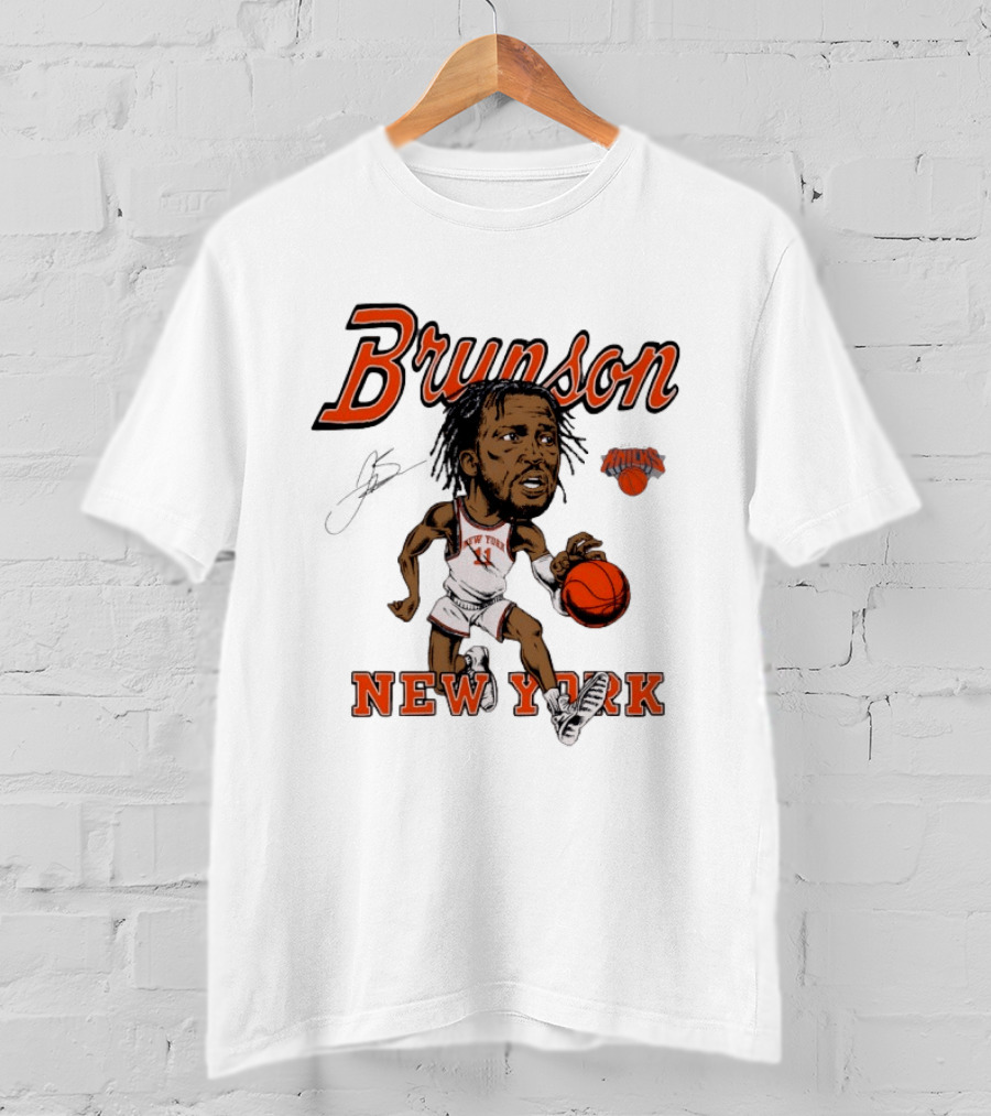 Brunson New York Knicks Basketball Player Tri Blend T-Shirt