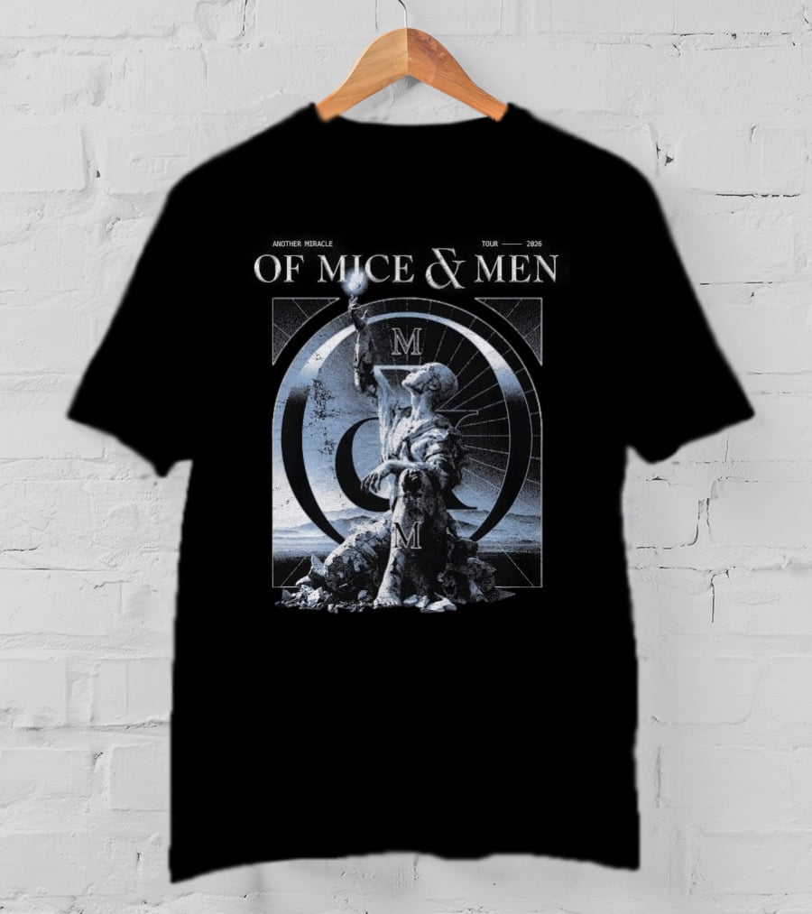 Of Mice & Men Another Miracle Tour 2026 Australia Dates And Locations T-Shirt