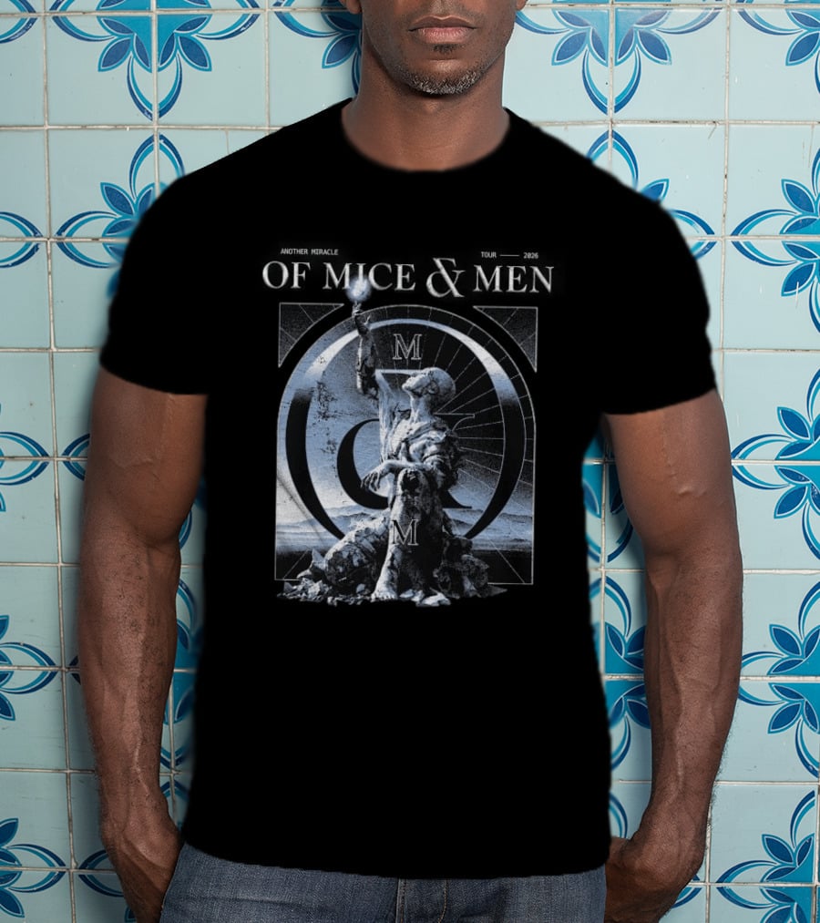 Of Mice & Men Another Miracle Tour 2026 Australia Dates And Locations T-Shirt