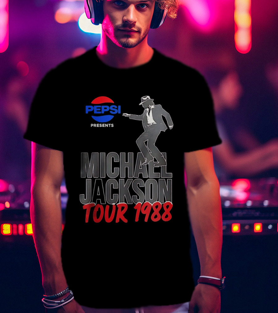 Pepsi Presents Michael Jackson Tour 1988 T-Shirt