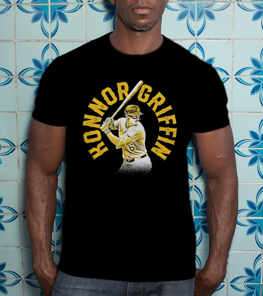 Pittsburgh Pirates Konnor Griffin Number 6 Baseball Swing T-Shirt