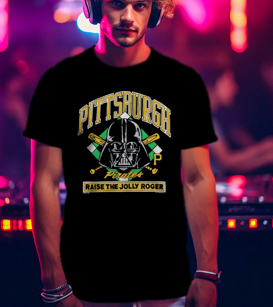 Pittsburgh Pirates Vader Raise The Jolly Roger Star Wars T-Shirt