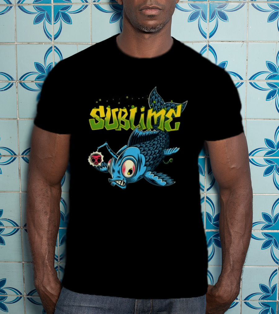 Sublime Red Rocks 2026 Exclusive Drop April 17th 18th 420 On The Rocks Angler Fish T-Shirt