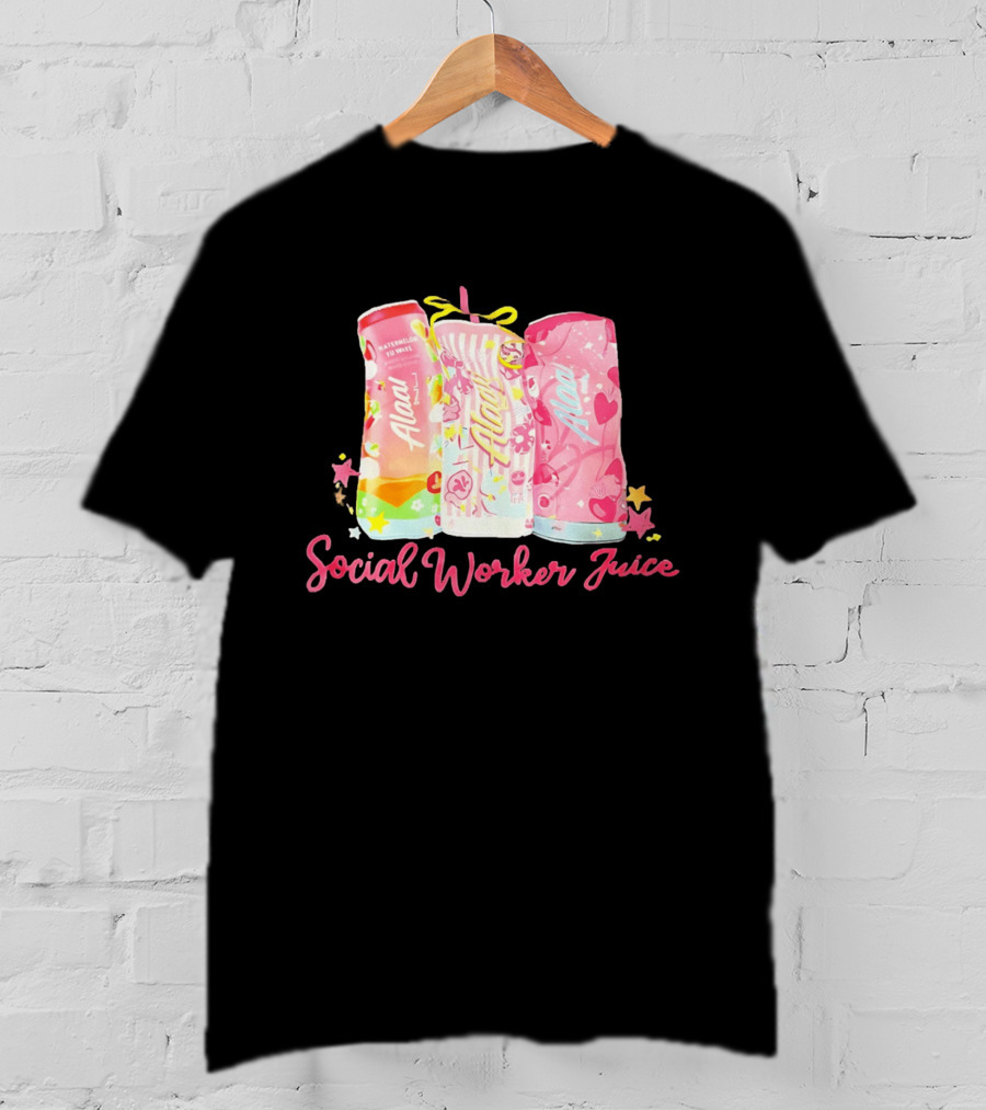 Alani Nu Watermelon Lemonade Social Worker Juice T-Shirt