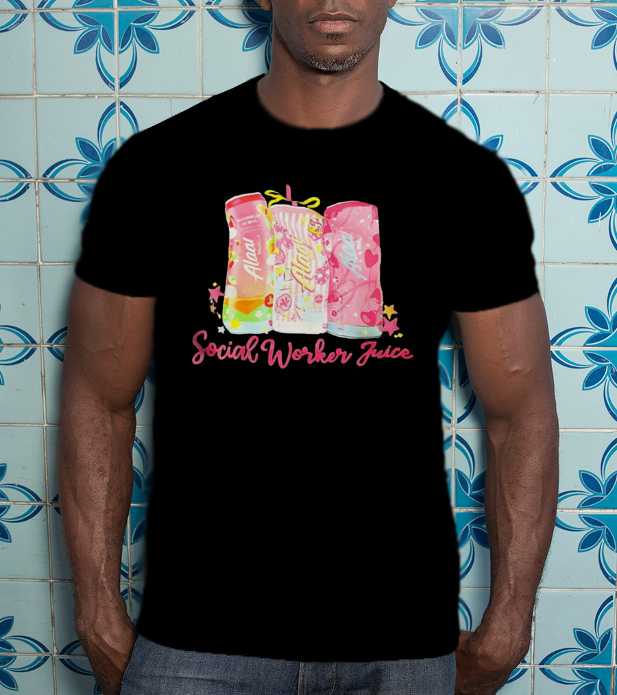 Alani Nu Watermelon Lemonade Social Worker Juice T-Shirt