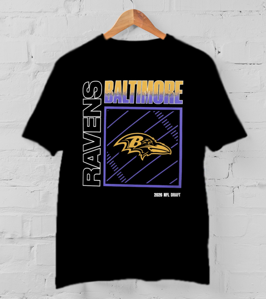 Baltimore Ravens NFL Draft 2026 T-Shirt