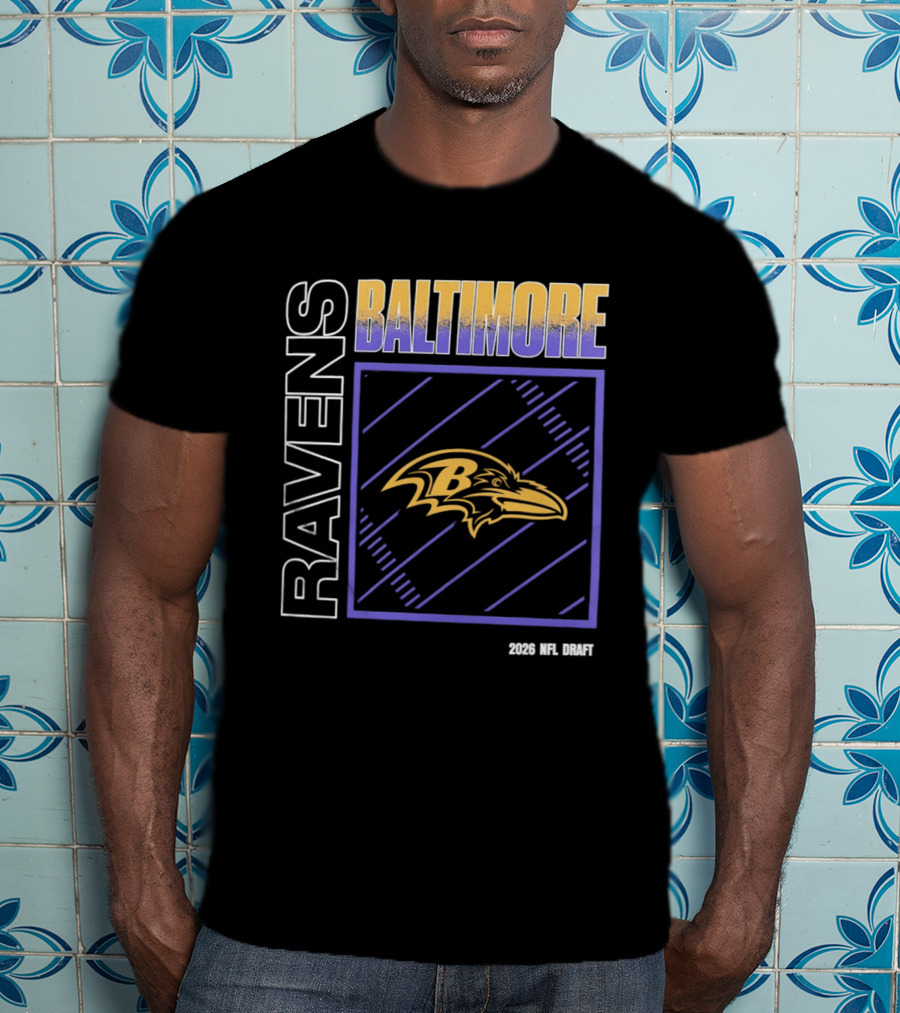 Baltimore Ravens NFL Draft 2026 T-Shirt
