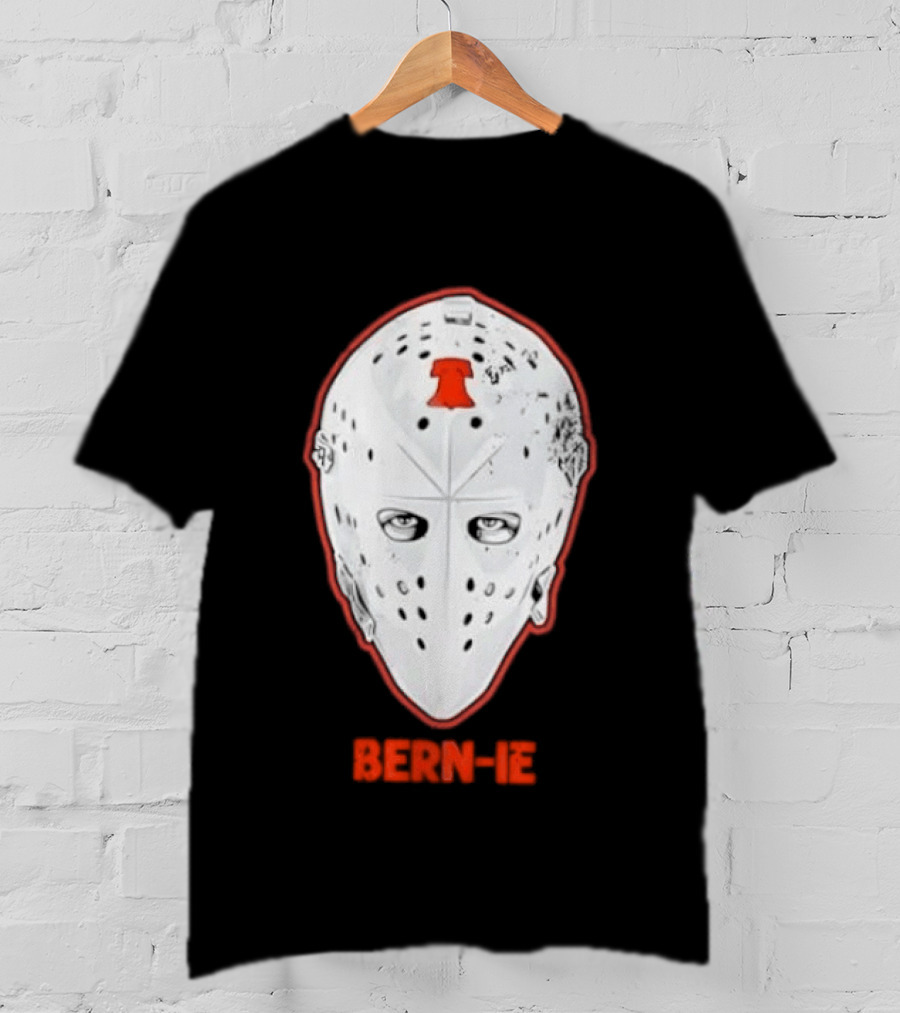 Bern Ie Philadelphia Hockey Liberty Bell Goalie Mask T-Shirt