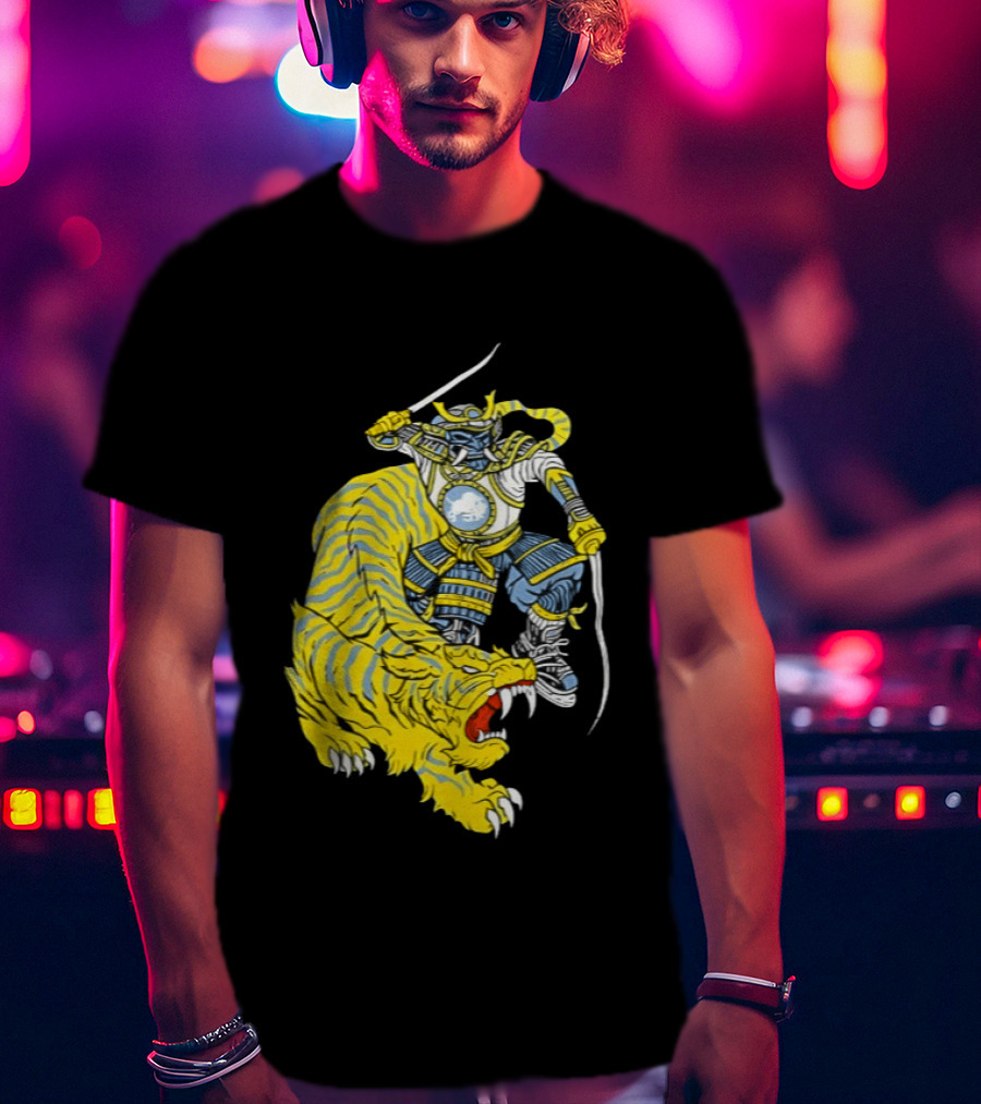 Buffalo Sabres Knight Battling Fierce Sabretooth Tiger T-Shirt