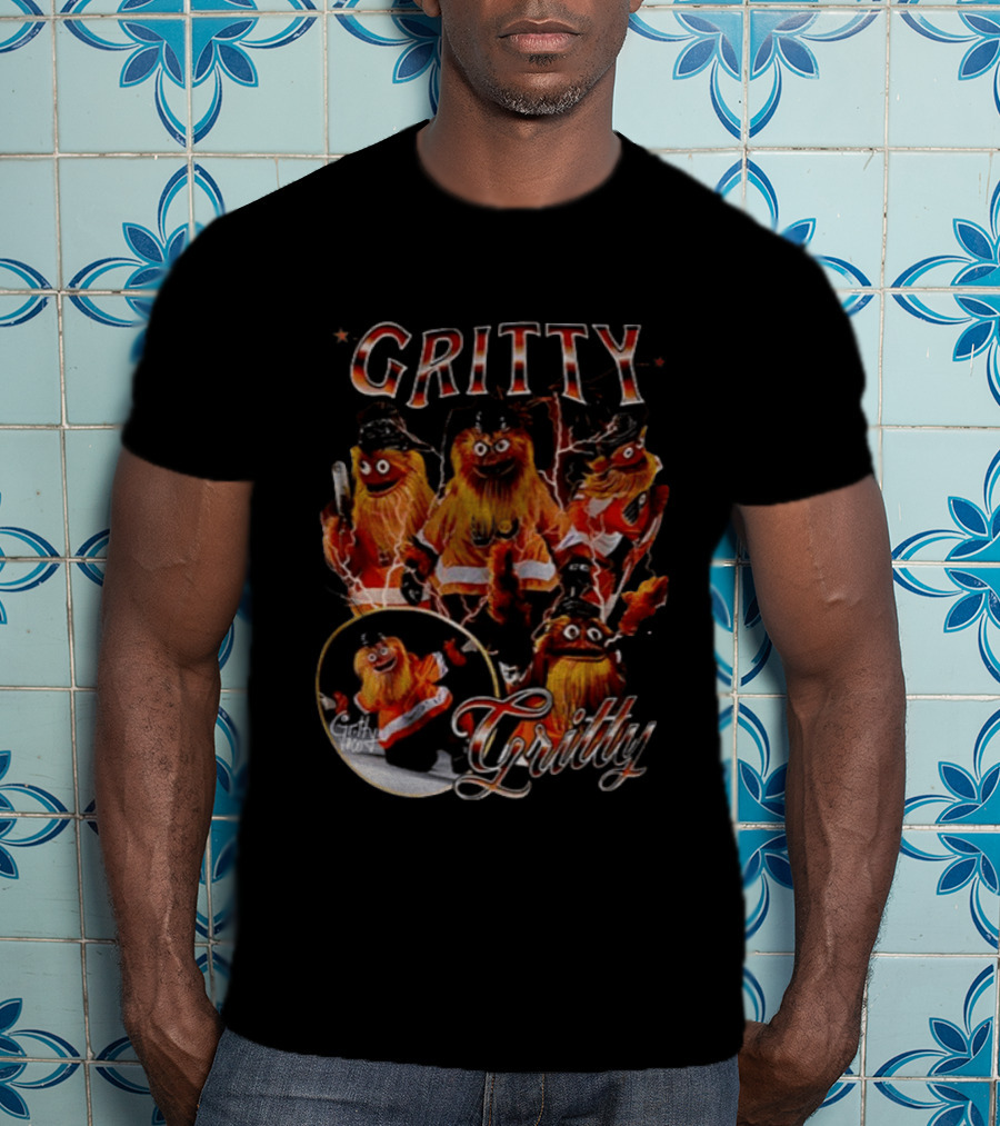 Gritty Philadelphia Flyers Gritty Hoax Bootleg T-Shirt