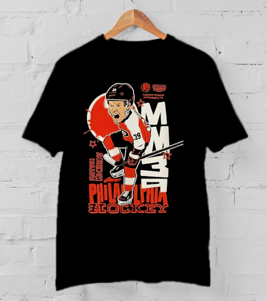 Matvei Michkov 39 Philadelphia Hockey Player MM 39 T-Shirt