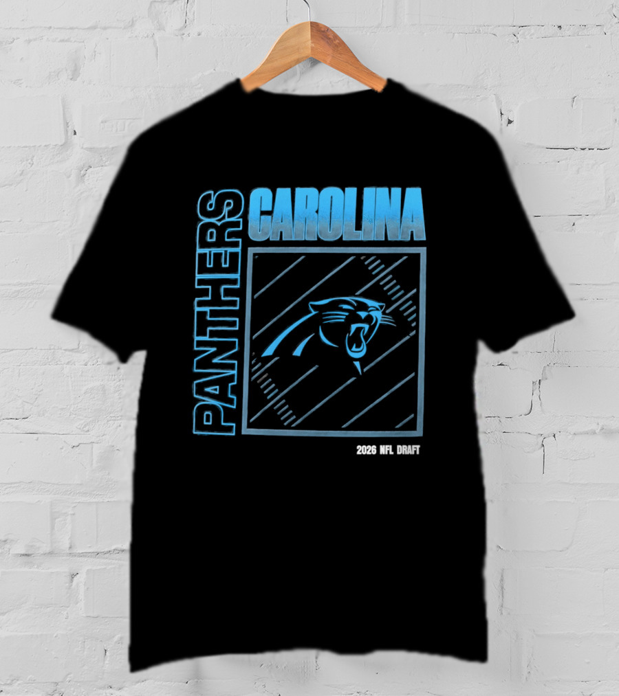 Carolina Panthers 2026 NFL Draft T-Shirt