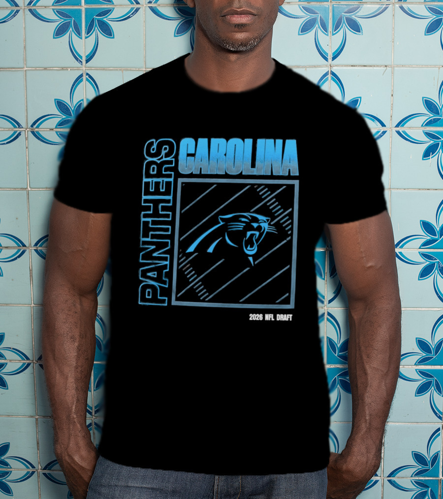 Carolina Panthers 2026 NFL Draft T-Shirt