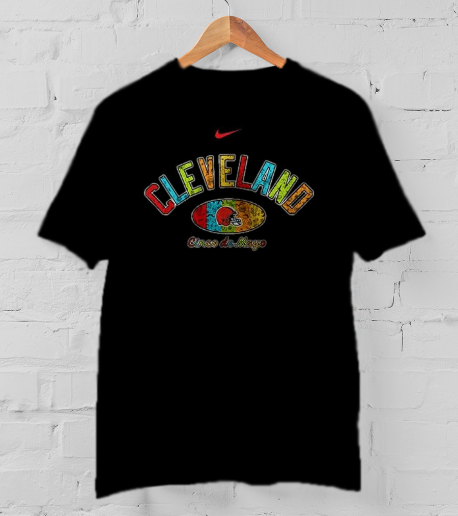 Cleveland Browns Cinco De Mayo Let's Taco 'Bout Team Celebration T-Shirt