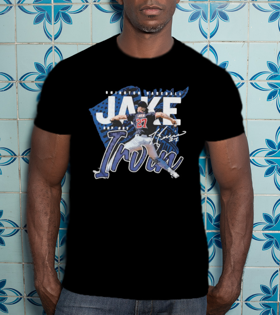Jake Irvin Washington Baseball RHP 27 T-Shirt