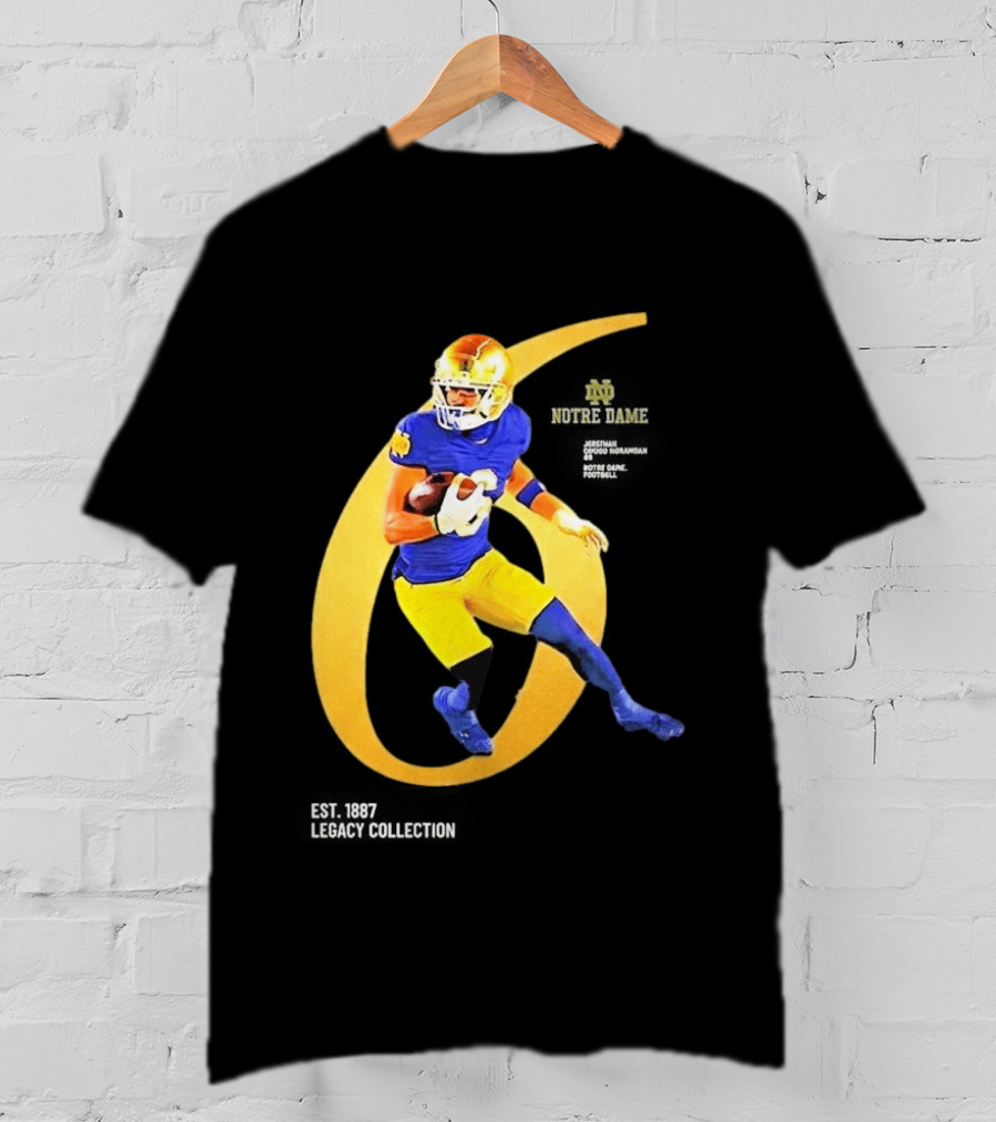 Jordan Faison Notre Dame Fighting Irish 2026 Breakthrough Series NIL Football T-Shirt