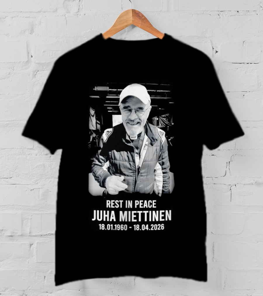 Juha Miettinen In Loving Memory 1960 2026 Rest In Peace Nurburgring Racing T-Shirt