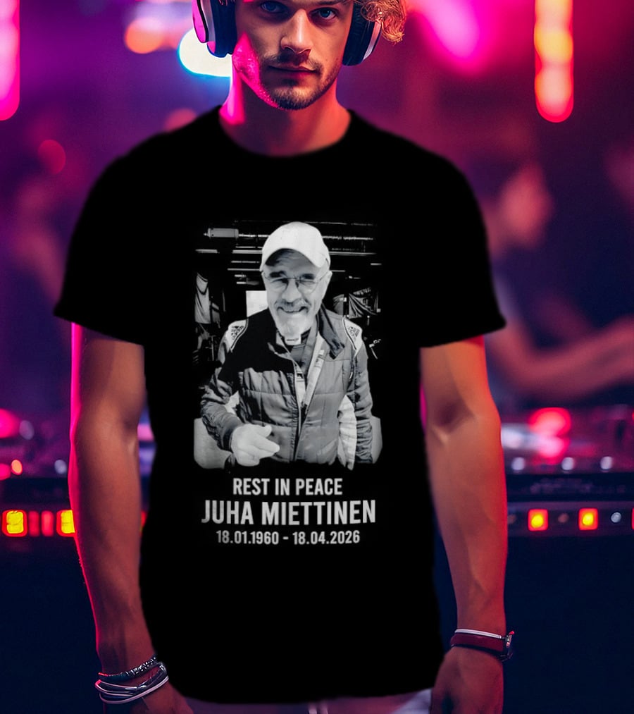 Juha Miettinen In Loving Memory 1960 2026 Rest In Peace Nurburgring Racing T-Shirt