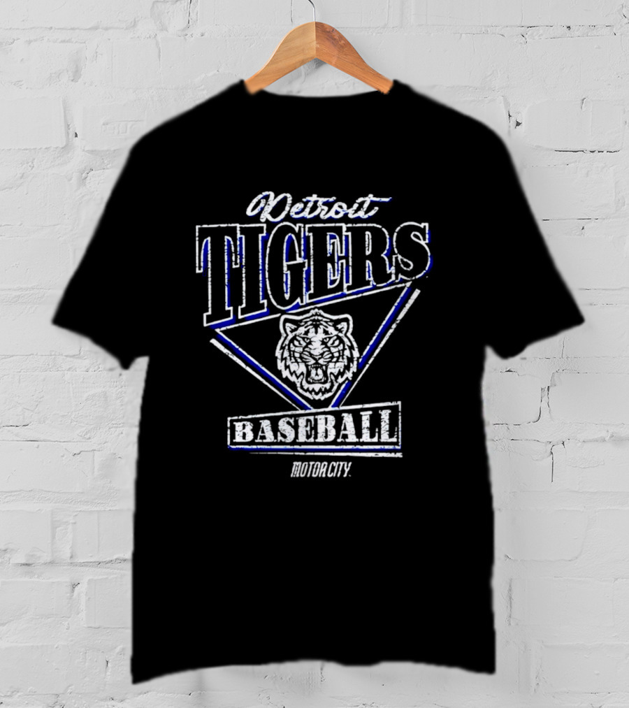 Detroit Tigers MLB Baseball Motor City Tigers 2026 City Connect T-Shirt