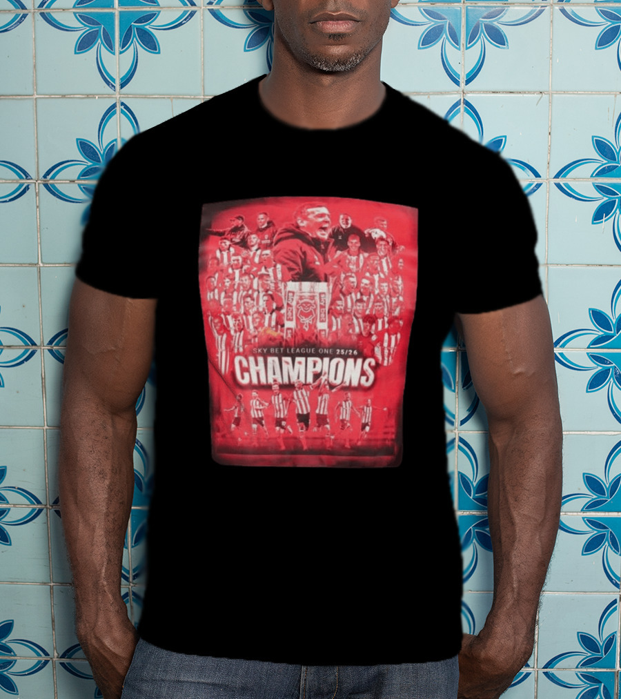 Sky Bet League One 25 26 Lincoln City Champions T-Shirt