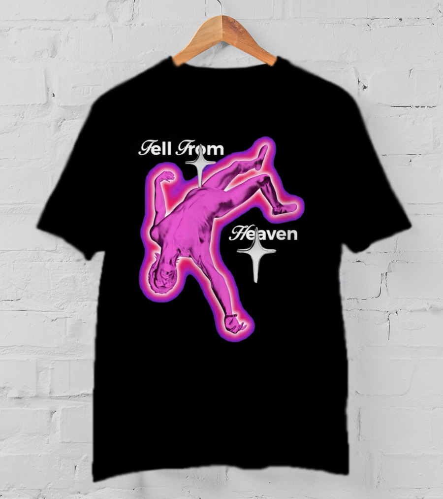 Falling From Heaven Pink Neon T-Shirt