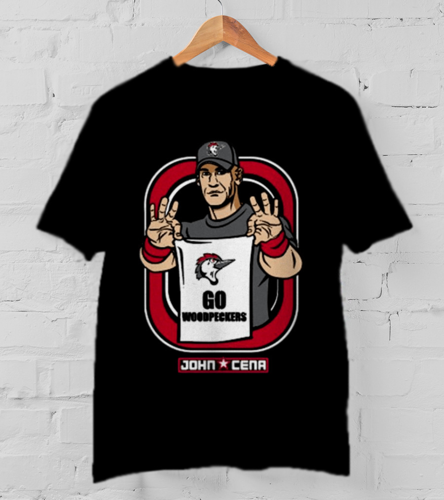 John Cena Go Woodpeckers WWE Special Edition T-Shirt
